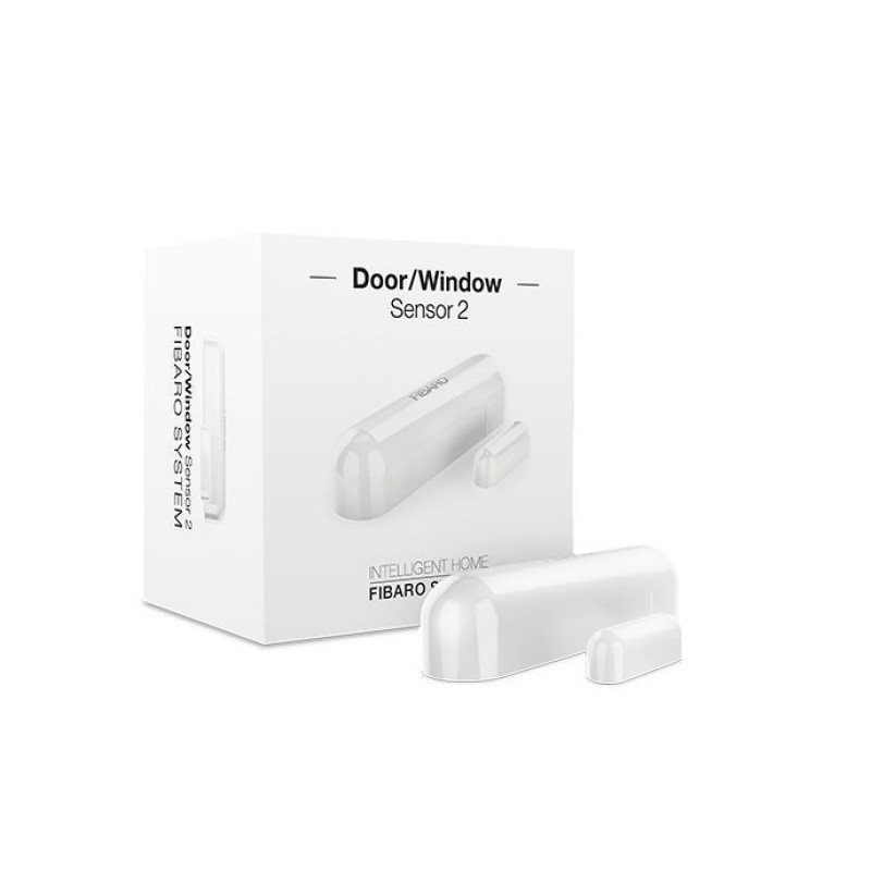 DOOR/WINDOW SENSOR 2 Z-WAVE5 WHITE SENSORE PORTE/FINESTRE + TEMP.