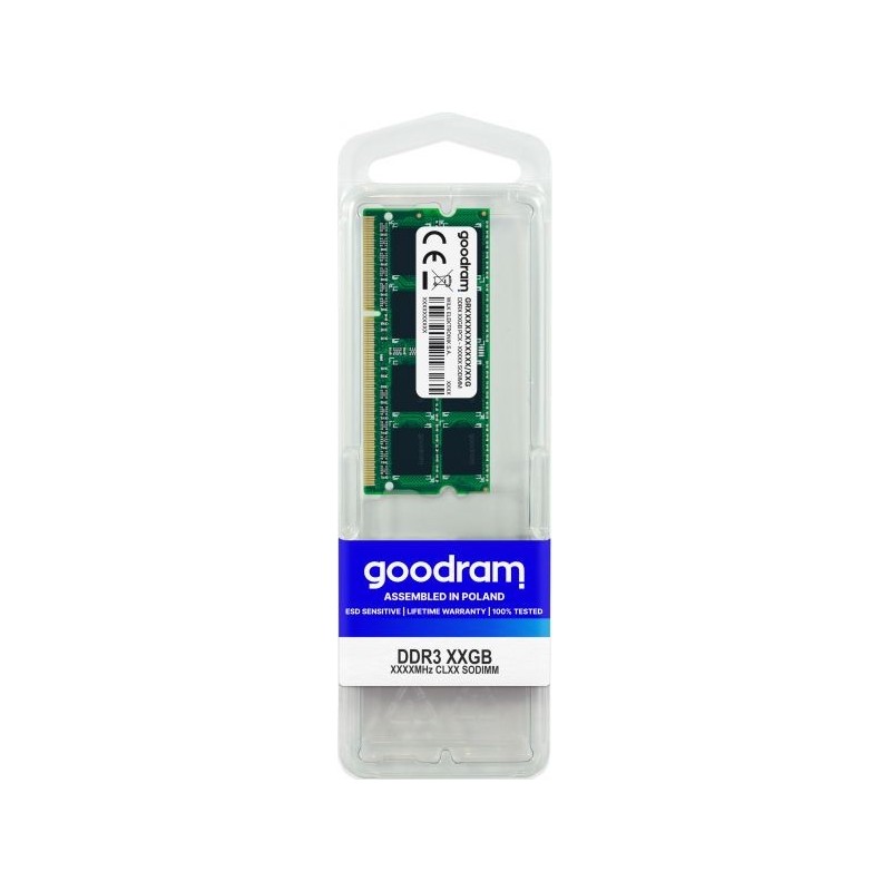 DDR3 8GB 1600 MHZ SO-DIMM CL11 GOODRAM PC3-12800