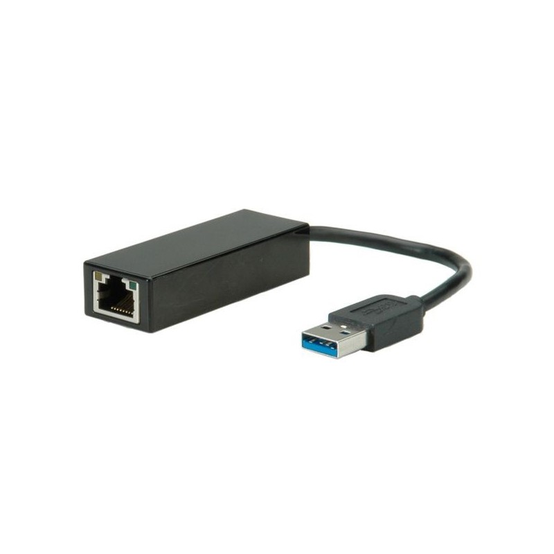 CONVERTITORE USB 3.0-GIGABIT LAN ETHERNET ADPT CON CAVO VALUE